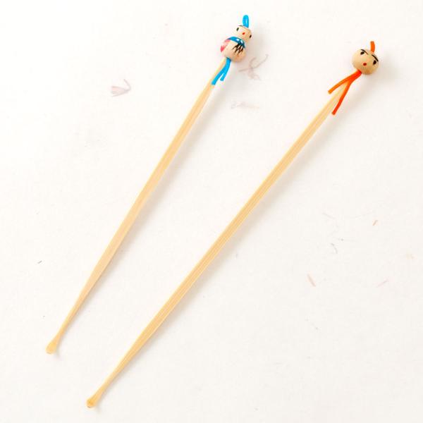 竹製夫婦耳かき　２本セット (KS)　Bamboo earpick