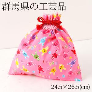 巾着袋03　群馬県の工芸品　Drawstring bag, Gunma craft｜wazakkawakei
