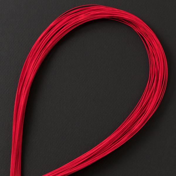 水引キット　絹巻水引　赤50本入　工作用・材料　Mizuhiki  Paper cord