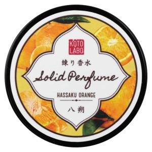 コトラボ　練り香水　八朔（はっさく）の香り8g　シアバター配合ソリッドパフューム　Kotolabo solid perfume, Hassaku orange｜和雑貨のお店 和敬静寂