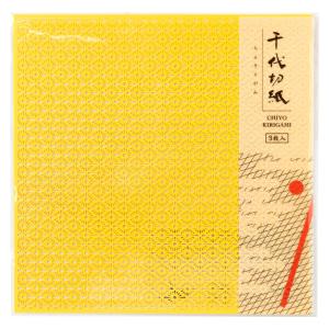 千代切紙　菊菱 (BFCK-022)　レーザー加工による切り絵のような透し彫り千代紙・折り紙　東京都の工芸品　Chiyo-kirigami｜wazakkawakei