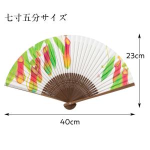和詩倶楽部 進撃扇 靫葛 ウツボカズラ 扇子 ...の詳細画像4