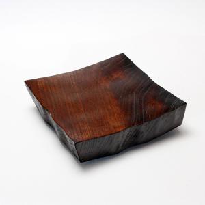 木の器　角台皿｜wazaya-kyushu