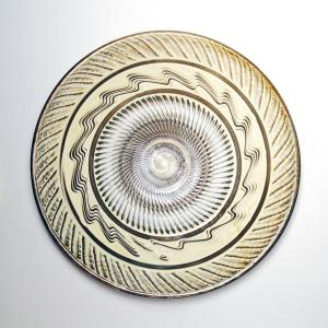 有田焼 大皿 15号 山徳窯 山水 尺5寸 45cm 盛皿 飾り皿 : 台所の道具