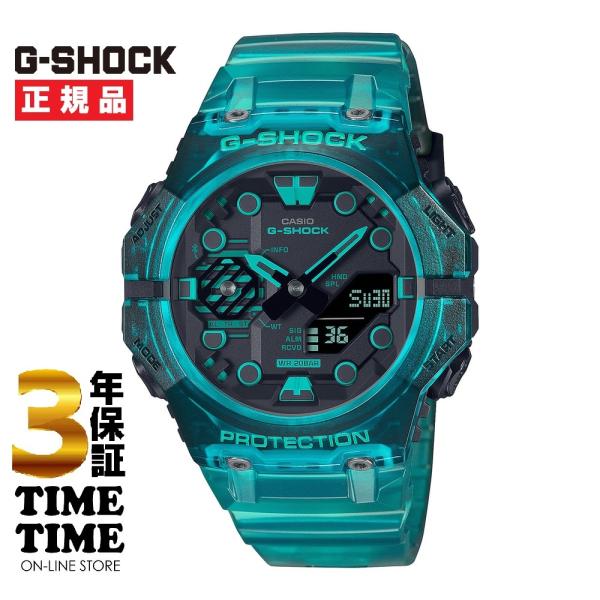 CASIO カシオ G-SHOCK Gショック スケルトン ブラック×ブルー GA-B001G-2A...