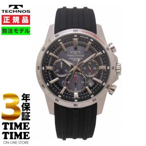 TECHNOS テクノス ソーラー タイムタイム クロノス限定モデル TT8B18SB