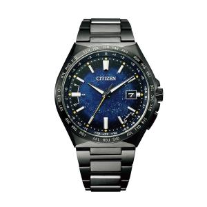 ＜リングノート付＞CITIZEN シチズン ATTESA アテッサ チタニウム技術50周年記念 コズミックブルーコレクション CB0219-50L 数量限定2,200本 【安心の3年保証】｜wbc-store-khm