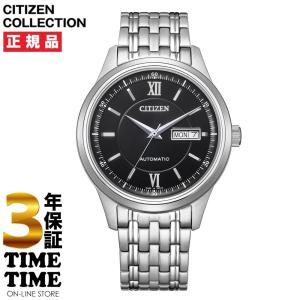 CITIZEN COLLECTION シチズンコレクション メカニカル クラシックデイ＆デイト ブラック NY4050-62E 【安心の3年保証】｜wbc-store-khm