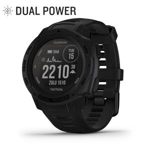GARMIN ガーミン Instinct Tactical Dual Power Black 010-02293-44 【安心のメーカー1年保証】心拍数 血中酸素トラッキング