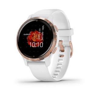 GARMIN ガーミン Venu 2S ヴェニュー2S White / Rose Gold 010-02429-63 【安心のメーカー1年保証】スマートウォッチ 心拍数 血中酸素トラッキング Suica対応