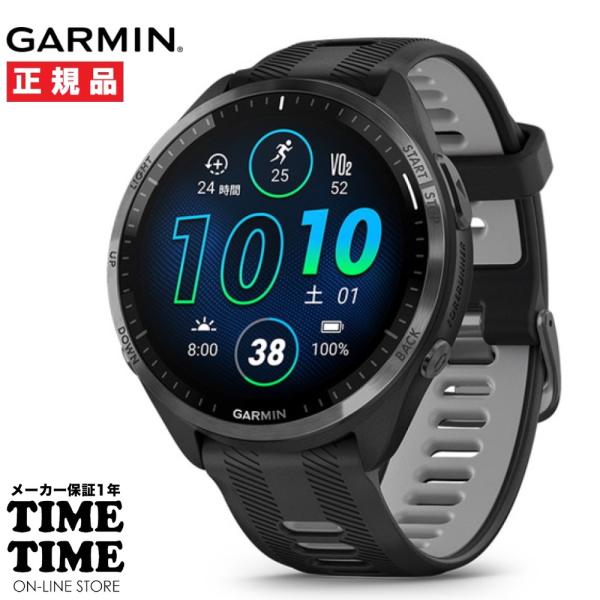 GARMIN ガーミン Forerunner 965 Black スマートウォッチ GPS ランニン...