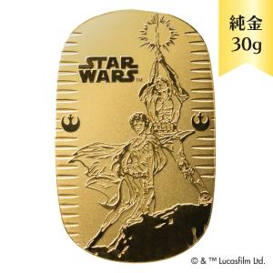 注文受付中[スター・ウォーズ] STAR WARS ルーク・スカイウォーカー＆レイア姫 Luke＆Leia / 純金30g(約64×40mm)小判 JKBDS323 ナガホリ