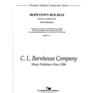 (楽譜) ホープタウンの休日 / 作曲：スティーヴン・ライニキー (吹奏楽)(フルスコアのみ)