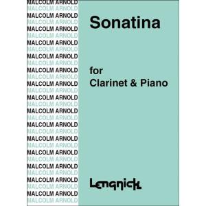 (楽譜) クラリネットとピアノのためのソナチネ 作品29 / 作曲：マルコム・アーノルド (クラリネット＆ピアノ)