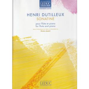 (楽譜) ソナチネ / 作曲：アンリ・デュティユー (フルート＆ピアノ)