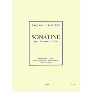 (楽譜) トロンボーンとピアノのためのソナチネ / 作曲：ジャック・カステレード(トロンボーン＆ピア...