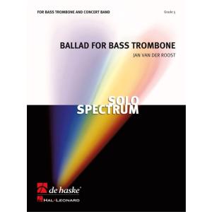 (楽譜) バストロンボーンのためのバラード / 作曲：ヤン・ヴァンデルロースト (吹奏楽)(スコア+パート譜セット)｜wbpplus