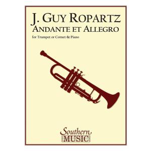 (楽譜) アンダンテとアレグロ / 作曲：ジョゼフ＝ギィ・ロパルツ　編曲：アルバート・アンドラウド ...