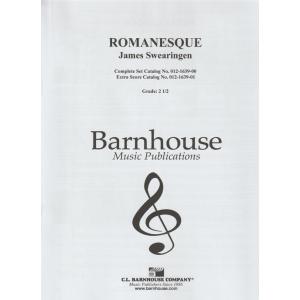 (楽譜) ロマネスク / 作曲：ジェイムズ・スウェアリンジェン (吹奏楽)(フルスコアのみ)