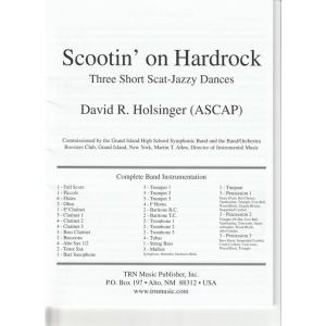 (楽譜) スクーティン・オン・ハードロック / 作曲：デヴィッド・R・ホルジンガー (吹奏楽)(フル...