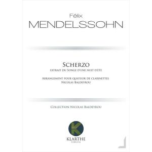 (楽譜) 「真夏の夜の夢」より　スケルツォ / 作曲：メンデルスゾーン　編曲：ニコラ・バルデイルー ...