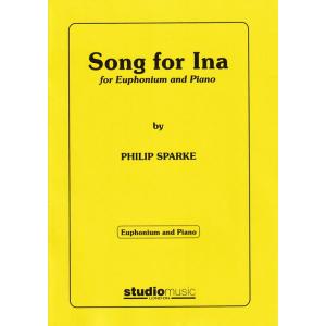 (楽譜) アイナの歌（イーナの歌、イナの歌） / 作曲：フィリップ・スパーク (ユーフォニアム＆ピアノ)(スコア+パート譜セット)｜wbpplus