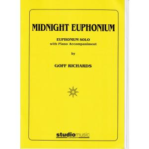 (楽譜) ミッドナイト・ユーフォニアム / 作曲：ゴフ・リチャーズ (ユーフォニアム＆ピアノ)(スコ...