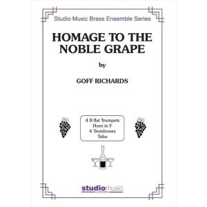 (楽譜) 高貴なる葡萄酒をたたえて / 作曲：ゴフ・リチャーズ (金管10重奏)(スコア+パート譜セ...