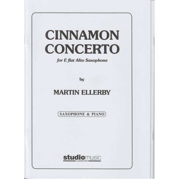 (楽譜) シナモン・コンチェルト / 作曲：マーティン・エレビー (アルト・サクソフォーン＆ピアノ)