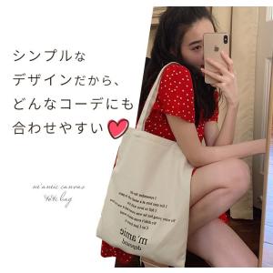 トートバッグ レディース キャンバス 大きめ ...の詳細画像4