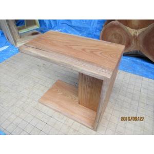 ケヤキ、サイドテーブル、ナイトテーブル、一人用ベンチ、小さいテーブル、など使い方色々、一枚板、無垢材・天然木・｜wd-nagahara
