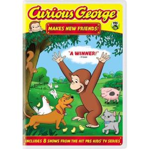 Curious George: Makes New Friends! DVDの商品画像