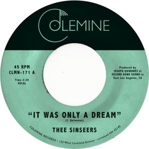 Thee Sinseers - It Was Only A Dream レコード (7inchシングル)