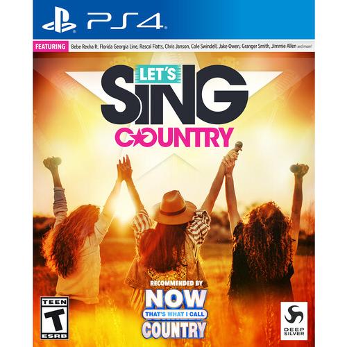 Let&apos;s Sing Country PS4 北米版 輸入版 ソフト