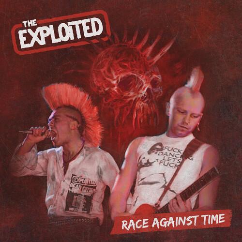 Exploited - Race Against Time - Blue レコード (7inchシン...