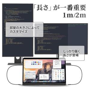 HDMIケーブル1m 2m iPhone Ty...の詳細画像3