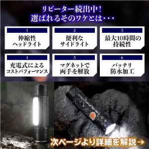 懐中電灯 LED 充電式 強力 軍用 最強 l...の詳細画像2