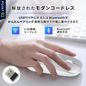 マウス Bluetooth ワイヤレスマウス ...の詳細画像3