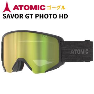 2024 ATOMIC ゴーグル SAVOR GT PHOTO HD AN5106356 メガネ対応 OTG LITE スキー スノーボード BLACK