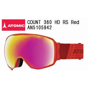 スキー用品 アトミックゴーグル ATOMIC COUNT 360 HD RS Red AN5105942｜we-love-snow