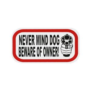 ステッカー No 022 NEVER MIND DOG｜we-love-sticker