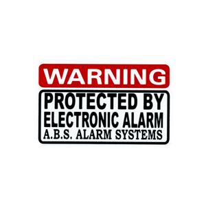 ステッカー No 027 ELECTRONIC ALARM