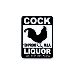 ステッカー No 111 COCK LIQUOR｜we-love-sticker