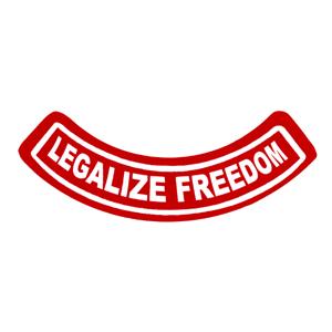 ステッカー No 256 LEGALIZE FREEDOM : ゼネラルステッカー - 通販