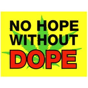 ステッカー No 579 NO HOPE DOPE