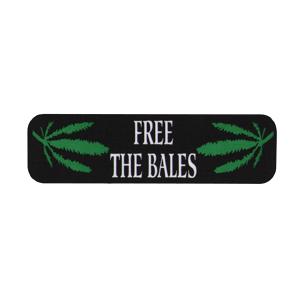 ステッカー No 937 FREE THE BALES