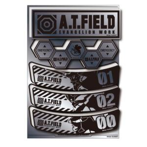 A.T.FIELD ステッカー シートタイプ 数字A 初号機付 ATF026S 鏡面