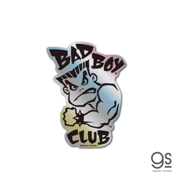 BADBOY ホログラムステッカー BADBOY CLUB ロゴ 90年代 平成ポップ ダイカット ...
