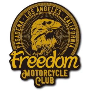 バイカーステッカー BIKER STICKER バイク ハーレー ヘルメット Freedom BK0...