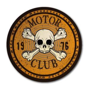 バイカーステッカー BIKER STICKER バイク ハーレー ヘルメット MOTOR CLUB ...